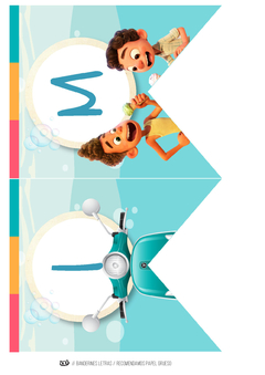 Kit imprimible Luca Movie Pixar en internet
