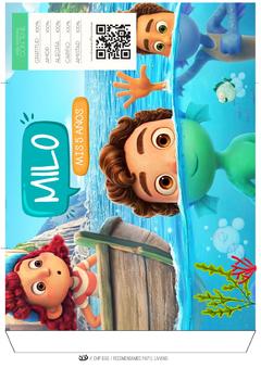 Imagen de Kit imprimible Luca Movie Pixar