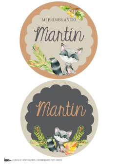 Kit imprimible mapache bosque en internet