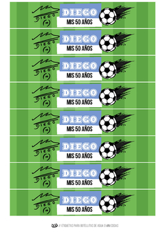 Kit imprimible Maradona en internet
