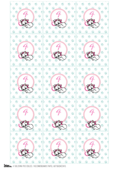 Kit imprimible Marie Aristocats - comprar online