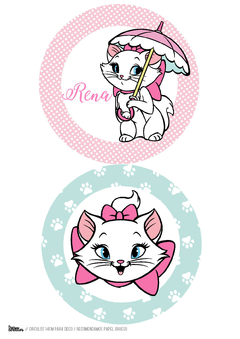 Kit imprimible Marie Aristocats en internet