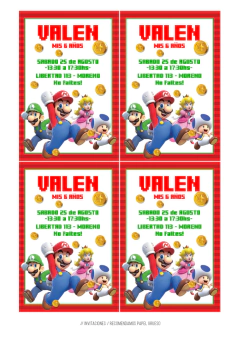 KIT IMPRIMIBLE SUPER MARIO BROS - comprar online