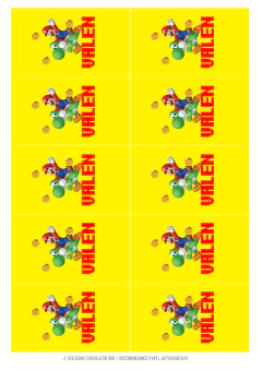 Imagen de KIT IMPRIMIBLE SUPER MARIO BROS