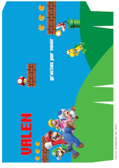KIT IMPRIMIBLE SUPER MARIO BROS - comprar online