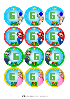 KIT IMPRIMIBLE Super Mario Bros Movie