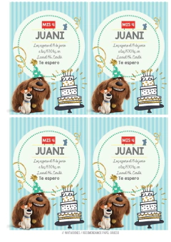 Kit imprimible Pets Mascotas - Tres Cerditos Kits Imprimibles