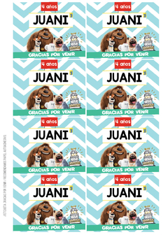 Kit imprimible Pets Mascotas - Tres Cerditos Kits Imprimibles
