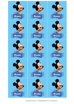 Kit imprimible Mickey Baby Disney - Tres Cerditos Kits Imprimibles