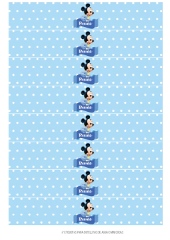 Imagem do Kit imprimible Mickey Baby Disney