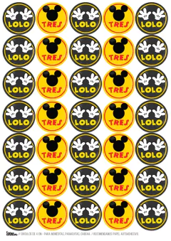 KIT IMPRIMIBLE MICKEY MOUSE - tienda online