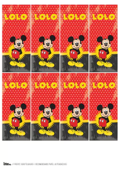KIT IMPRIMIBLE MICKEY MOUSE