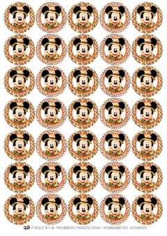Imagen de Kit imprimible Mickey Safari