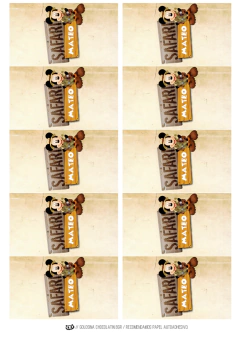 Kit imprimible Mickey Safari