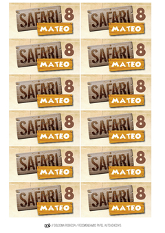 Kit imprimible Mickey Safari - Tres Cerditos Kits Imprimibles