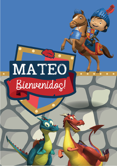 Kit imprimible Mike el caballero - Tres Cerditos Kits Imprimibles