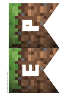 KIT IMPRIMIBLE MINECRAFT en internet