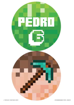 KIT IMPRIMIBLE MINECRAFT - Tres Cerditos Kits Imprimibles