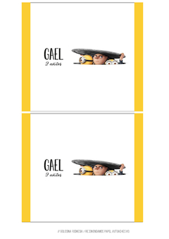 Kit imprimible Minions - comprar online