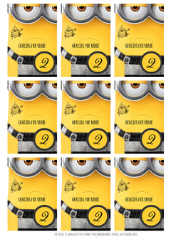 Kit imprimible Minions - Tres Cerditos Kits Imprimibles