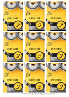 Kit imprimible Minions - Tres Cerditos Kits Imprimibles