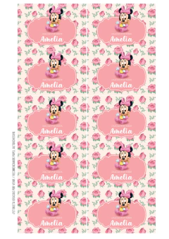 Kit imprimible Minnie Baby Disney