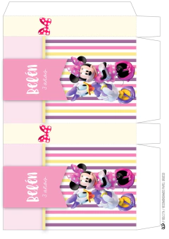 Kit imprimible Minnie bowtique