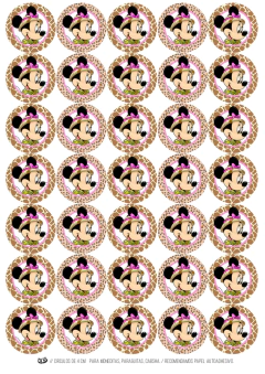 Imagen de Kit imprimible Minnie Safari