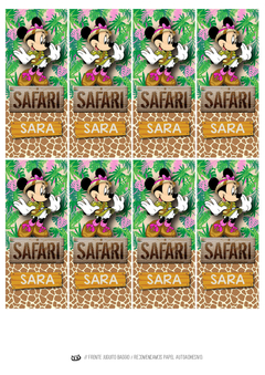 Kit imprimible Minnie Safari - Tres Cerditos Kits Imprimibles