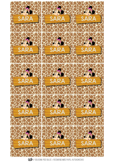 Kit imprimible Minnie Safari - tienda online