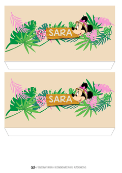Imagen de Kit imprimible Minnie Safari