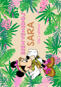 Kit imprimible Minnie Safari - comprar online