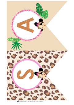 Kit imprimible Minnie Safari en internet