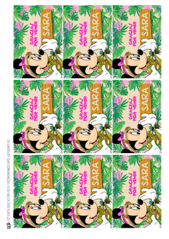 Kit imprimible Minnie Safari - tienda online