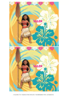 Imagen de KIT IMPRIMIBLE MOANA