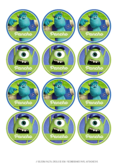 Kit imprimible Monsters - buy online