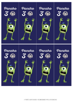 Kit imprimible Monsters - Tres Cerditos Kits Imprimibles