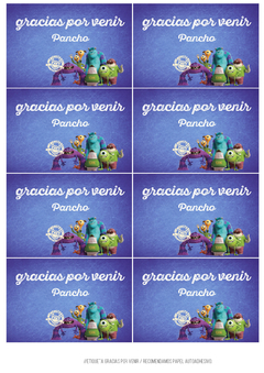 Kit imprimible Monsters - comprar online