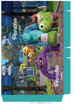 Kit imprimible Monsters na internet