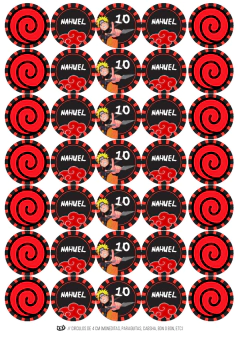 Kit imprimible Naruto - comprar online