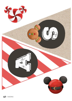 Imagen de KIT IMPRIMIBLE NAVIDAD DISNEY