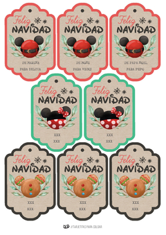 KIT IMPRIMIBLE NAVIDAD DISNEY - comprar online