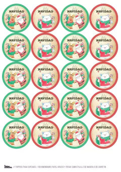 KIT IMPRIMIBLE NAVIDAD - comprar online