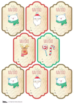 Imagen de KIT IMPRIMIBLE NAVIDAD