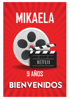 Kit imprimible Netflix movie fans
