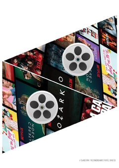 Kit imprimible Netflix movie fans en internet