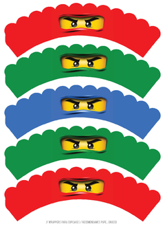 Kit imprimible Ninjago en internet