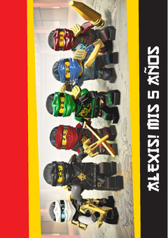 Kit imprimible Ninjago - comprar online