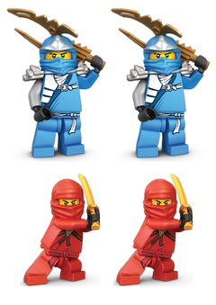 Kit imprimible Ninjago - Tres Cerditos Kits Imprimibles