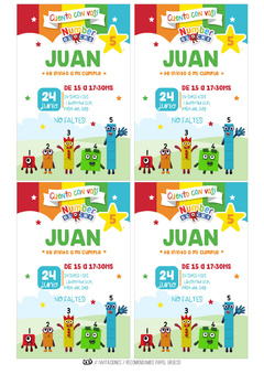 KIT IMPRIMIBLE Number Blocks - Tres Cerditos Kits Imprimibles